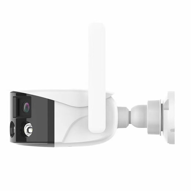 Q38 WIFI Humanoidenerkennung AI-Alarm 180 Grad Dual 2MP IP-Kamera, Stecker: US-Stecker_voghion.com