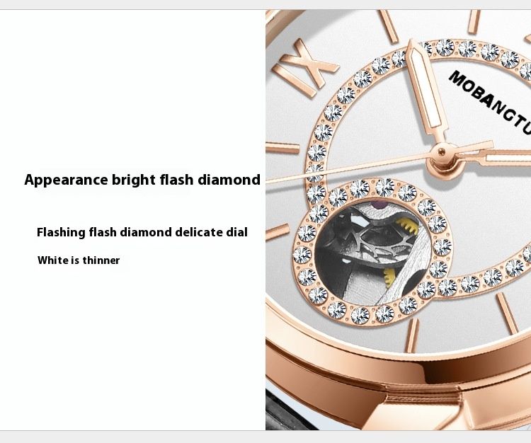 Volledig automatisch mechanisch dameshorloge met modieus temperament, met diamant ingelegd hol uurwerk, waterdicht riemhorloge_voghion.com