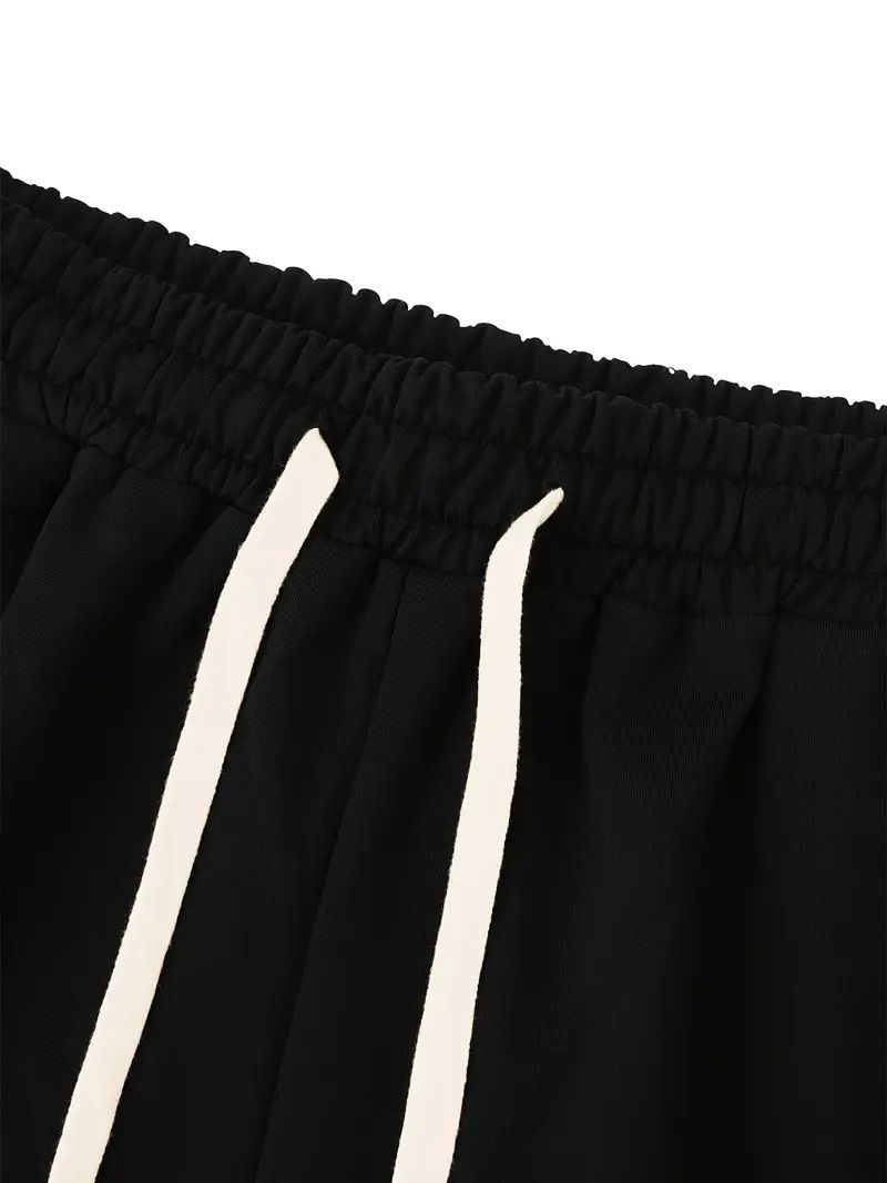 Completo da allenamento traspirante da uomo in 2 pezzi: maglietta e pantaloncini leggeri ad asciugatura rapida per palestra, corsa e sport estivi_voghion.com