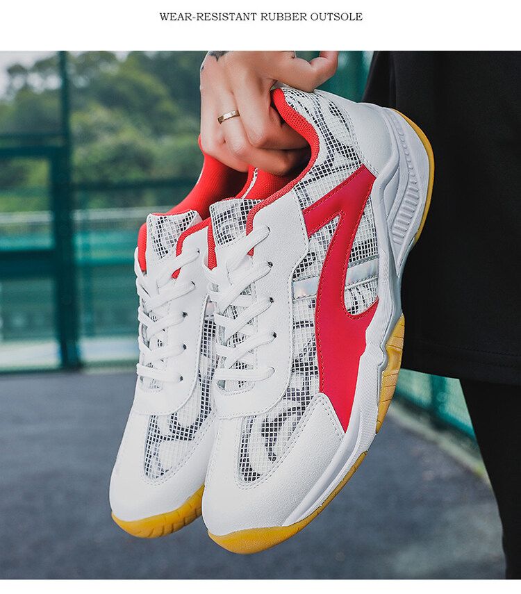 Tênis profissional respirável sapatos esportivos verão antiderrapante usar absorção de choque modelos masculinos e femininos_voghion.com