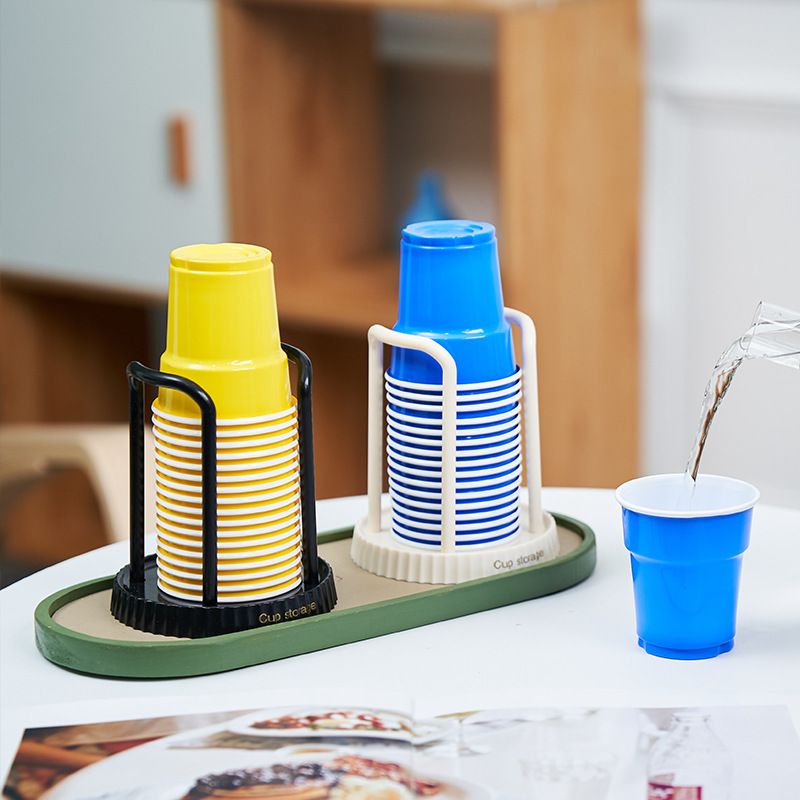 Paper Disposable Desktop Taker Multifunctional Storage Rack Home Coffee Tea Cup Holder_voghion.com