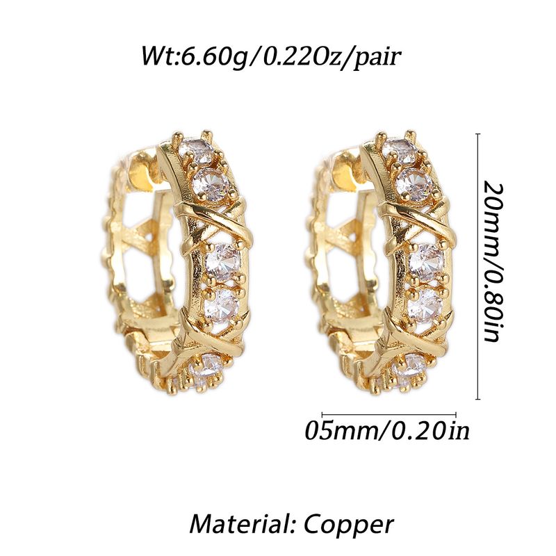 Gioielli e accessori semplici orecchini con micro zirconi intarsiati gioielli da donna di alta qualità da indossare ogni giorno regalo selezionato per la fidanzata_voghion.com