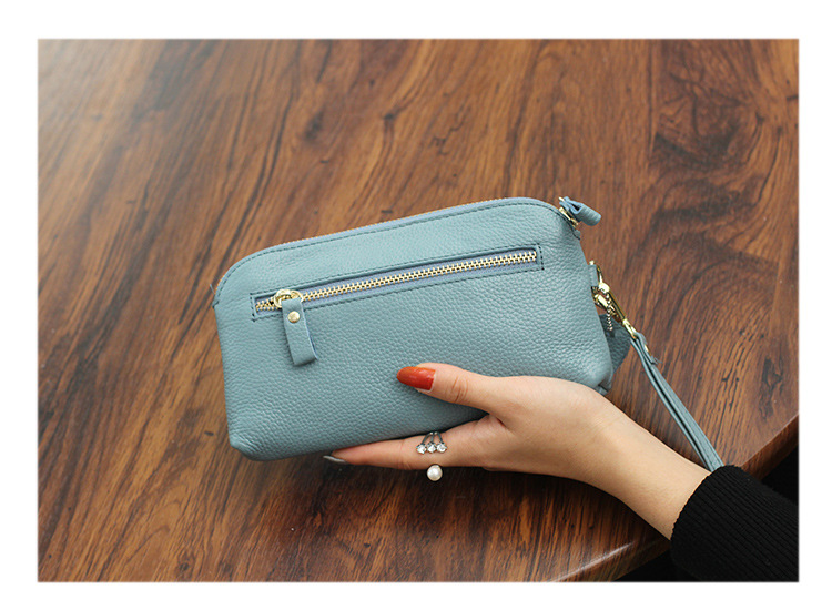 2023 Pochette in pelle con hardware squisito ape europea e americana Pochette da donna casual a grande capacità Portafoglio a mano_voghion.com