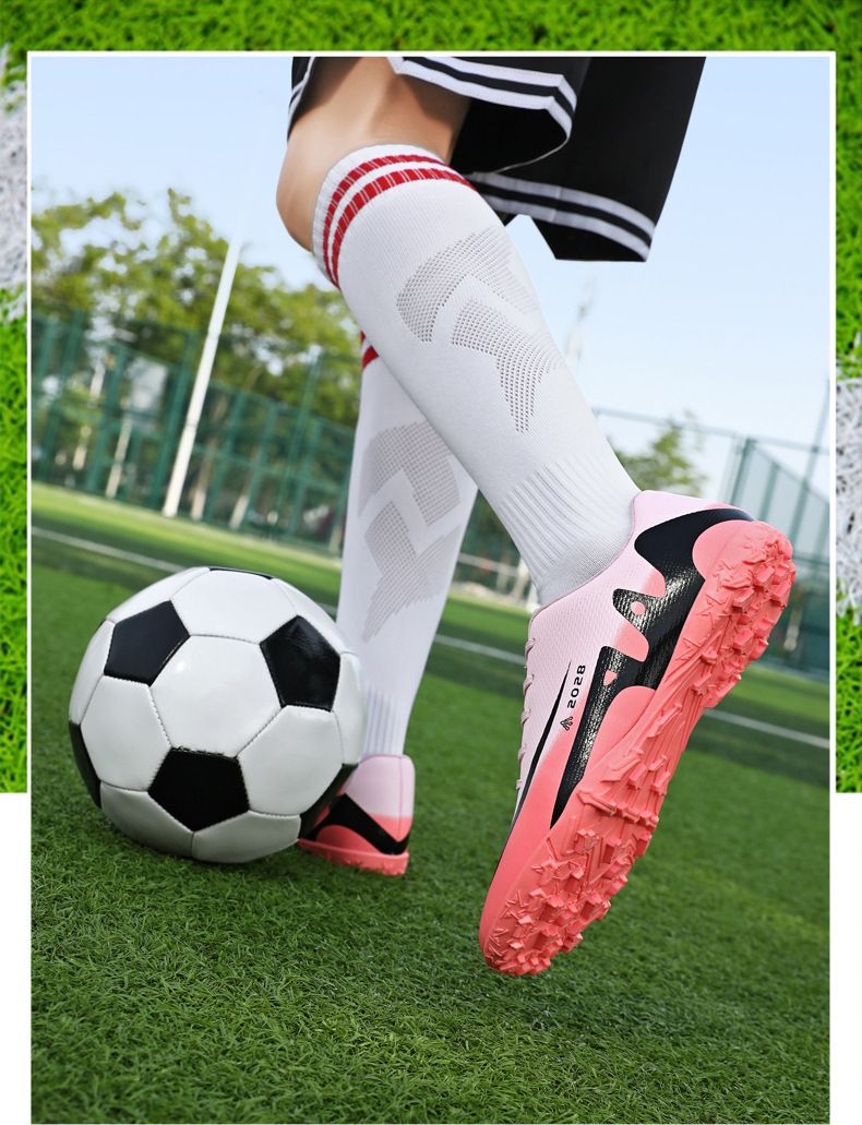 Children's Boys Youth Students Girls TF Soccer Shoes AG Long Cleats_voghion.com