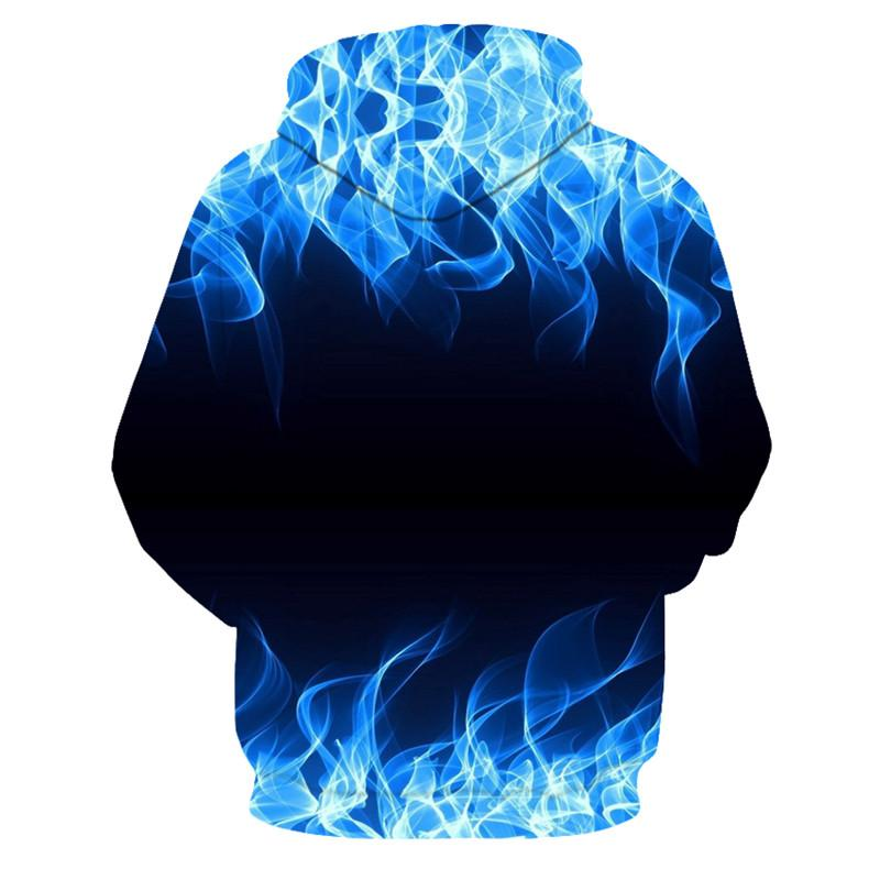 2020 Nuovo colorato Flame Hoodie 3d Felpa Uomo/Donna Con Cappuccio Autunno E Inverno Cappotto Uomo Abbigliamento Divertente Giacca Nera_voghion.com