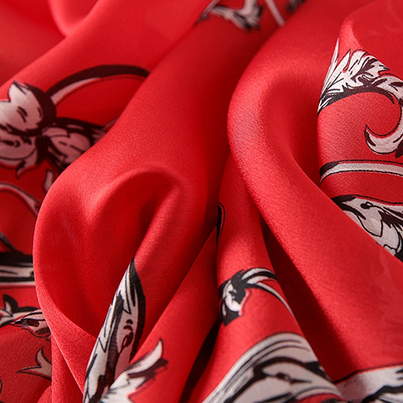 VOOTHOST 180*90cm Dámská Šála Letní Hedvábný Šátek Dámská Zavinovačka Měkká Dámská Echarpe Designová Plážová Stole Bandanna tlumič VB132_voghion.com