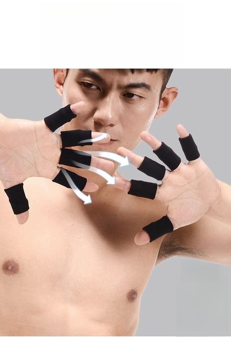 Universal Guard Knuckle Nylon Outdoor Sports Volleyball Basketball Badminton Finger Sleeve_voghion.com