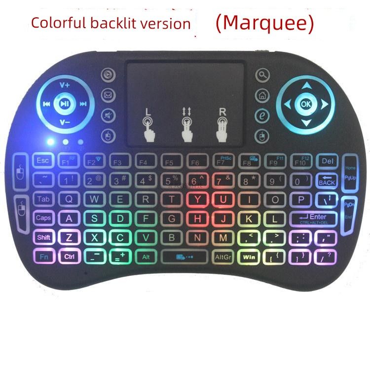 Mini Wireless USB Keypad I8 Android Set-Top Box HTPC TV Key Mouse Remote Control Flying Squirrel_voghion.com