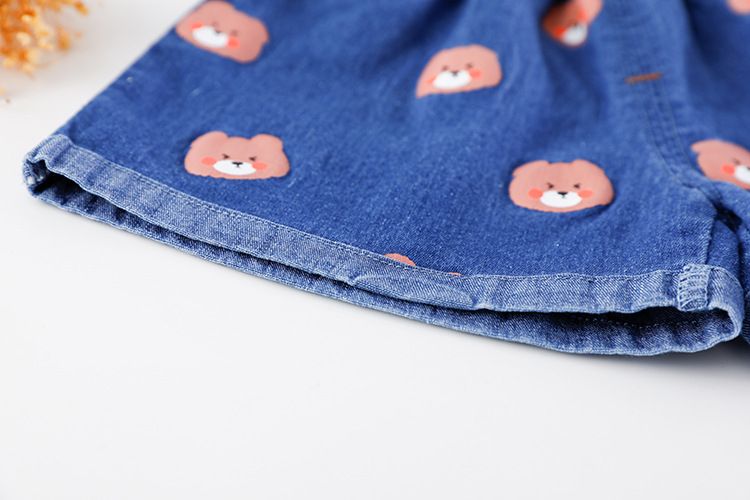 3 Set due pezzi a maniche corte a quadri con cartoni animati per bambini Estate 4 Abbigliamento per ragazzi 1 Tendenza alla moda per bambini da 1 a 2 anni_voghion.com