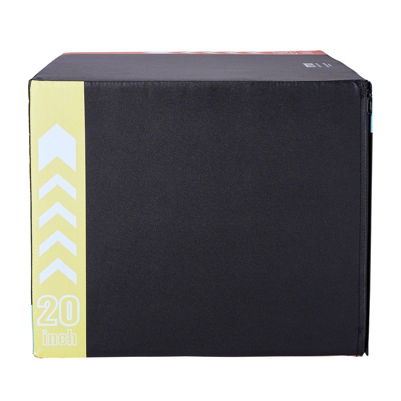VEVOR 3 In 1 Plyometric Jump Box, 30/24/20 Inch Cotton Plyo Box, Platform & Jumping Agility Box, Anti-Slip Fitness Exercise Step Up Box For Home Gym Training, Conditioning Strength Training, Black_voghion.com