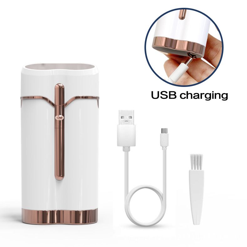 Dispositivo elettrico per la depilazione delle donne, rasoio multifunzionale portatile ricaricabile tramite USB, per uso bagnato e asciutto_voghion.com