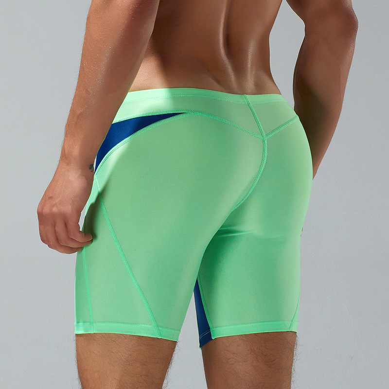 SEOBEAN Hibbing neue Mode für Männer mit niedriger Taille, lange Boxer-Badehose, heiße Frühlingshose, Herren-Badeanzug, Badehose im Großhandel_voghion.com
