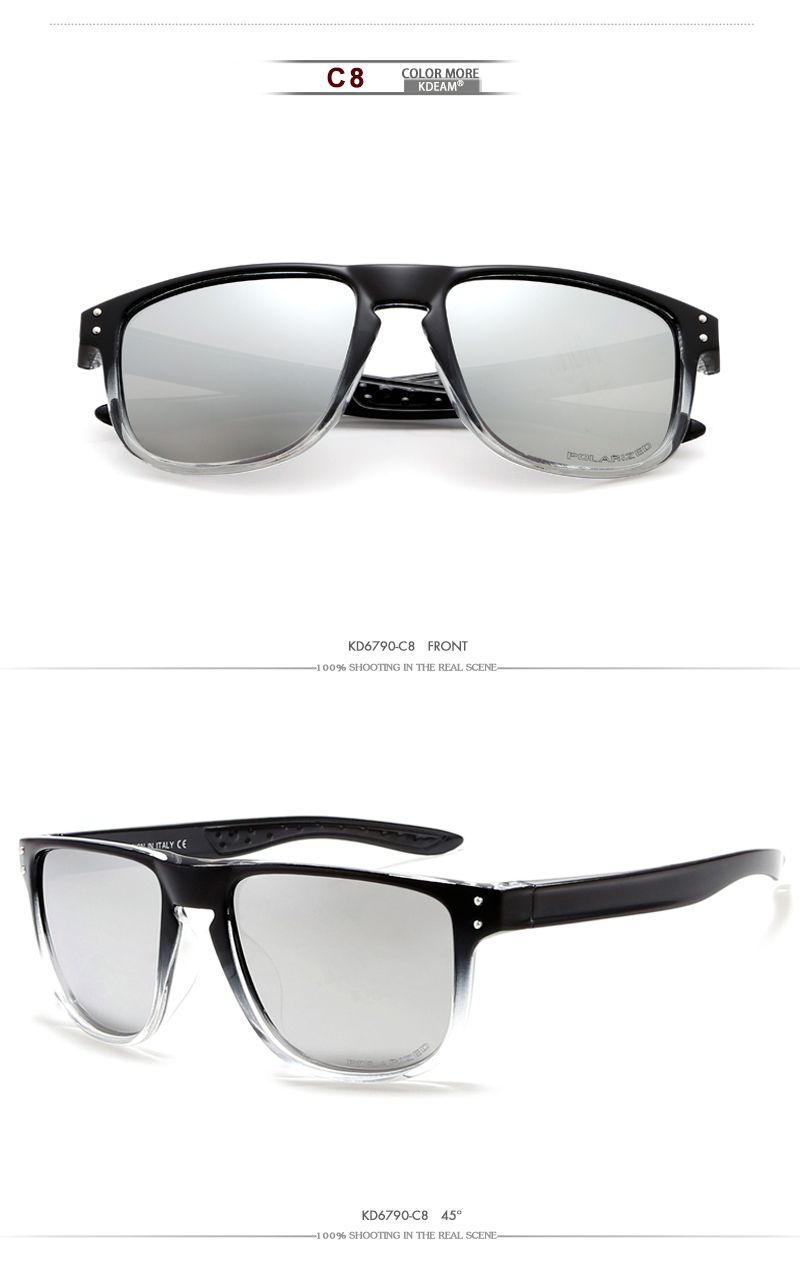 Moda KDEAM Occhiali da sole Polariz resistenti e leggeri, adatti a tutte le taglie, occhiali da sole da uomo, lenti con rivestimento che riducono al minimo i riflessi, custodia rigida_voghion.com