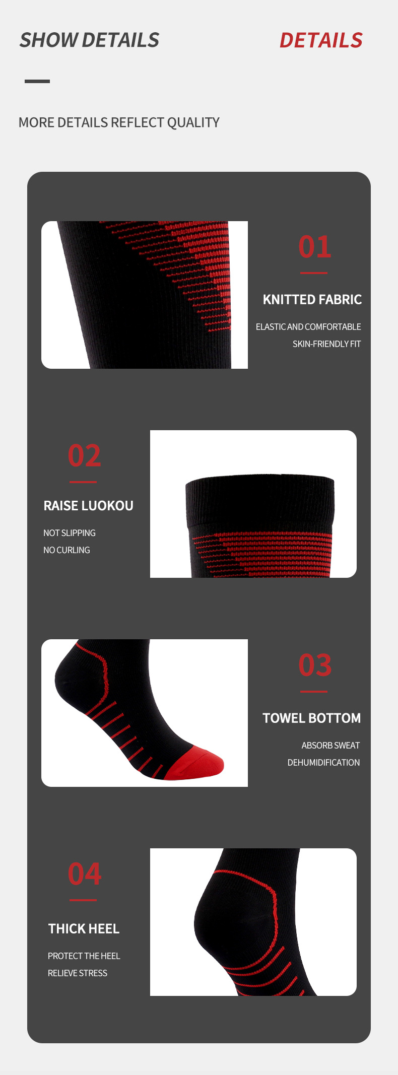 Socks new colorful striped V-shaped compression socks professional sports compression socks for men and women elastic socks fitness socks_voghion.com