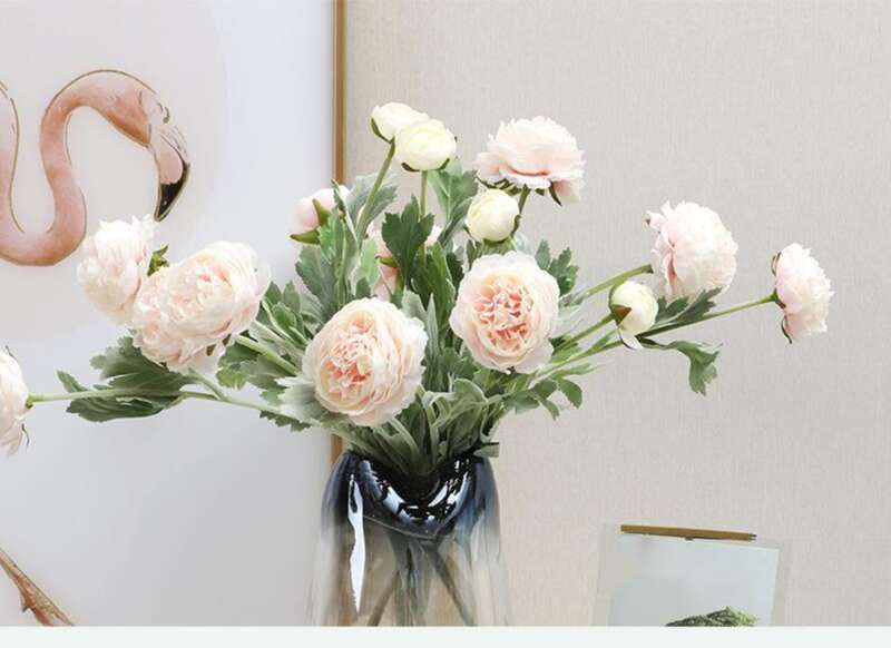 High-end Ins nordisk stil flokkende Qianzi Lulian kunstige blomster i stuen dekorasjon av kunstige blomster_voghion.com