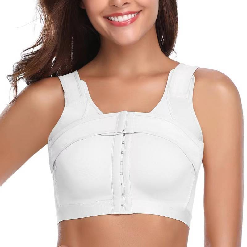 Women clothing with chest pad Wireless Side Collecting Elastic Gathering Adjustable Double Layer Beautiful Back Underwear_voghion.com
