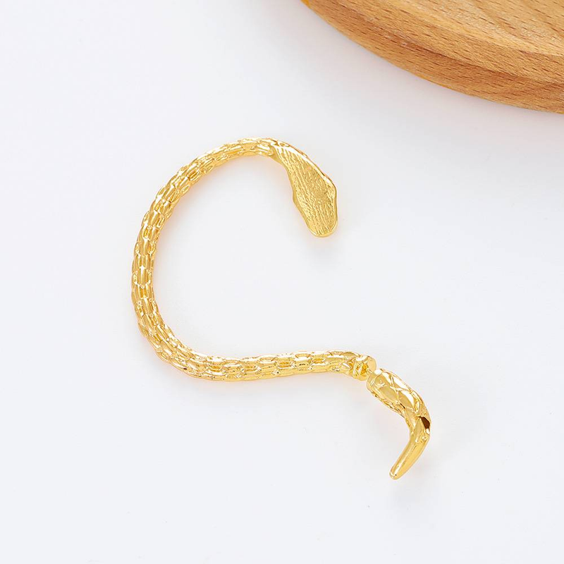 Schlangenform Zirkon Clip Ohrringe Vintage Punk Geometrische Tier Ohrring für Frauen Trend Party Schmuck_voghion.com