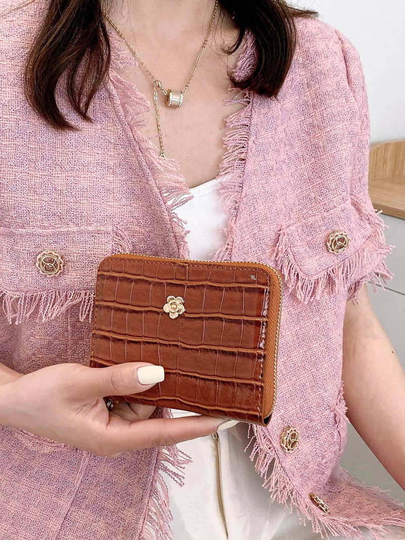 Neue Handtasche für Damen, Geldbörse und Kartenetui mit Alligator-Print aus Europa und Amerika_voghion.com