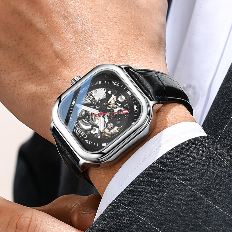 Automatic Mechanical Watch Men's Waterproof Hollow Mechanical Watch Men's Watch_voghion.com