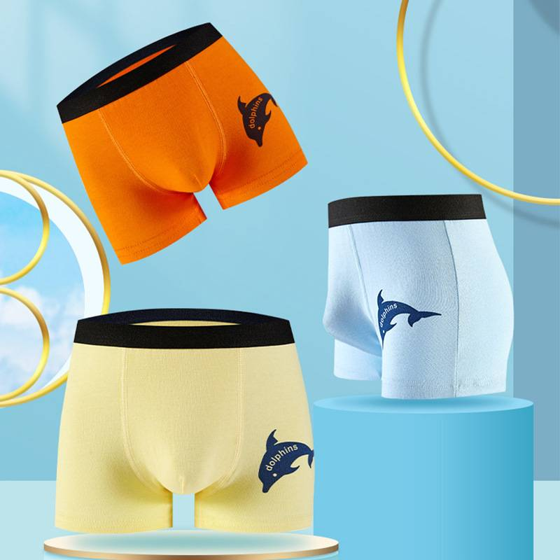 Îmbrăcăminte pentru copii Boxer pentru băieți, clasa A, pur bumbac, comerț cu ridicata, pentru bebeluși, mici, mijlocii și mari, pantaloni scurți din bumbac, cu desene animate pentru copii, boxer_voghion.com