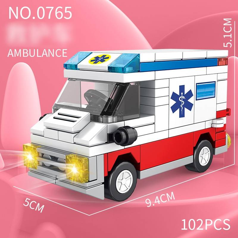 Jouets de construction Lego à plusieurs modèles, circulation urbaine, assemblage de voitures de dessin animé, jouets d'ingénierie, modèle de puzzle, cadeau de vacances_voghion.com