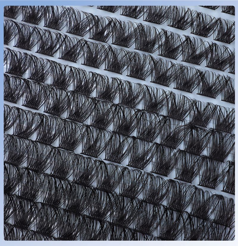 DIY Single Tuft Of Loose False Eyelashes, Naturally Thick And Mixed With Segmented 8-16mm Eyelashes_voghion.com