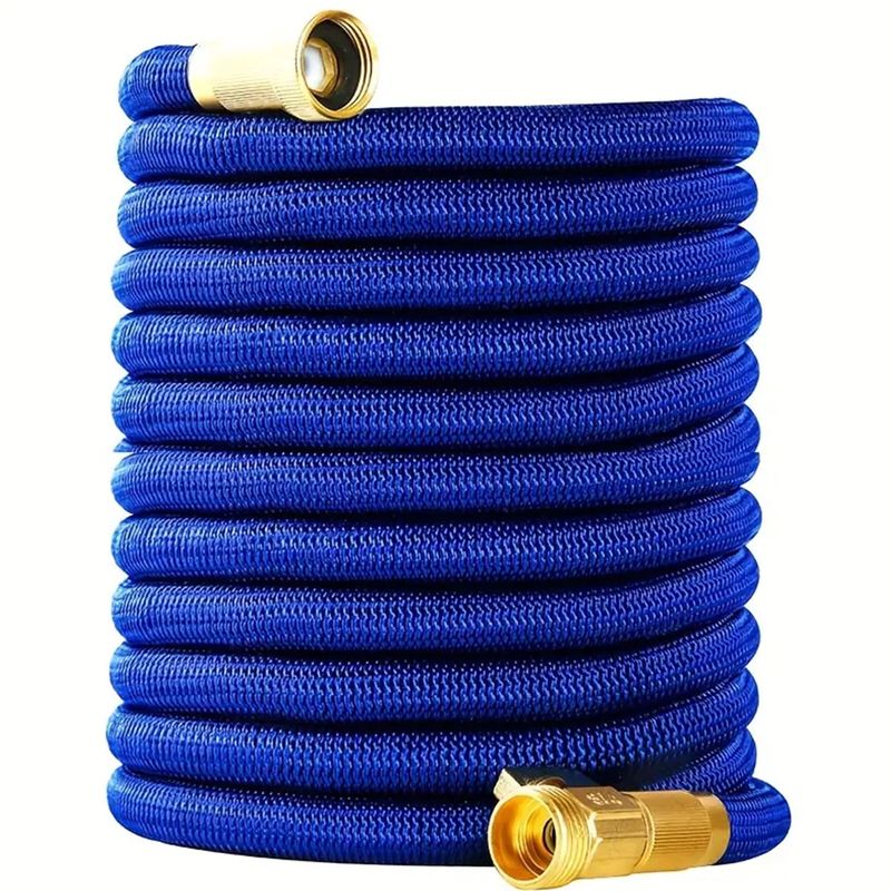 1 Piece Durable Rubber Hose, US Standard Connector, Suitable For Gardening, Car Washing, And Pet Bathing. Garden Hose Kit | Telescopic Hose | Durable_voghion.com