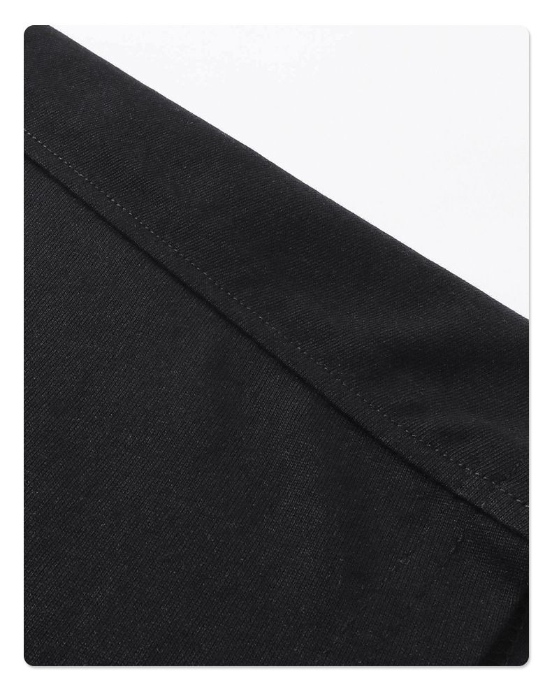 Große, kurze Version, lockeres Herren-Kurzarm-T-Shirt, nahtlos, große Herrenbekleidung_voghion.com