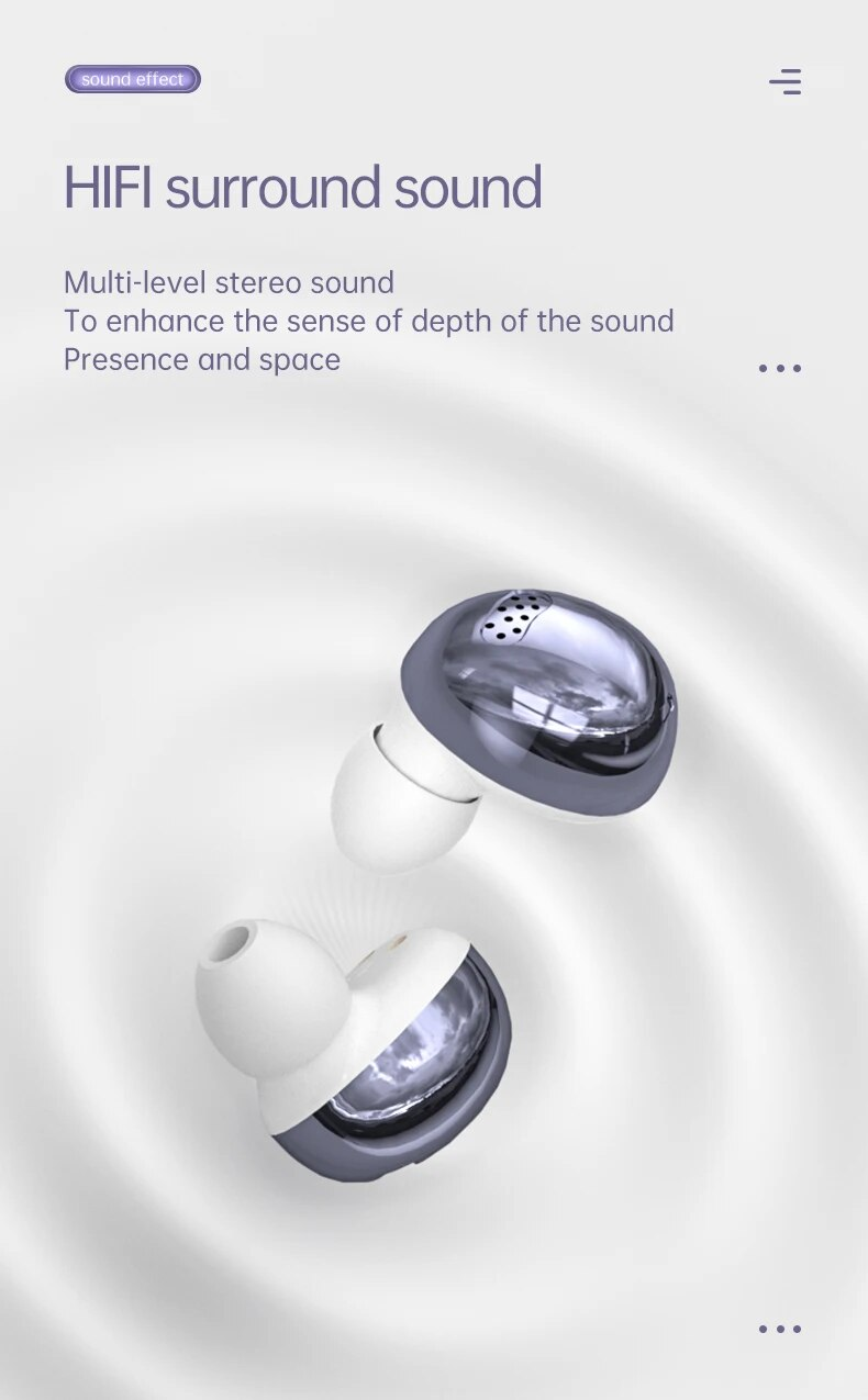 M32 Wireless Binaural Digital Display Large Touch Noise Reduction Low Delay TWS Bluetooth Headset_voghion.com
