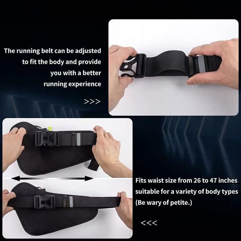 Cross-border Running Outdoor Fitness Waist Multi-functional Water Bottle Key Phone Bag Factory Direct Sale Lightweight_voghion.com