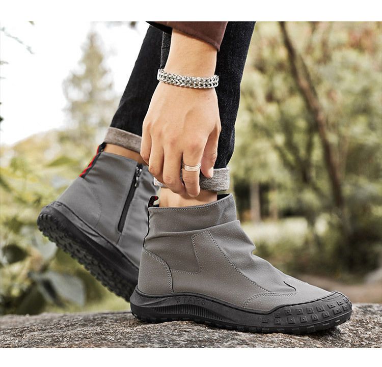 2025 High-Top Non-Slip Wear-Resistant Casual Labor Protection Men's Shoes Waterproof Odor-Resistant Construction Site_voghion.com