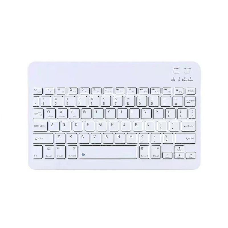 Evrensel Kablosuz Şarj Edilebilir Dokunmatik Klavye, Android Windows iOS Tablet için Kare Tuş Takımı Bluetooth Klavye Dokunmatik Yüzey_voghion.com