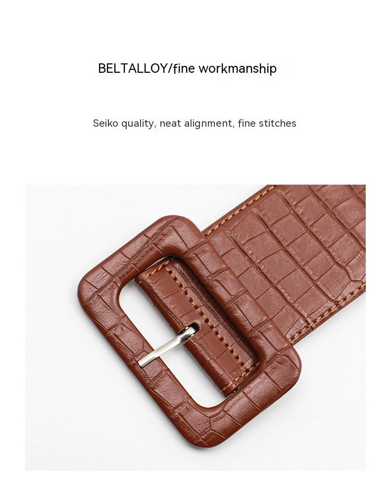 Nuovo cinturino elastico da donna elastico versatile e caldo con vita sottile e ampia selezione di cinture casual decorative Nd_voghion.com