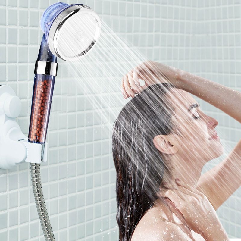 Ionic Filtration Shower Head High Pressure 3 Mode Stone Water Saving Bath Handheld Shower_voghion.com