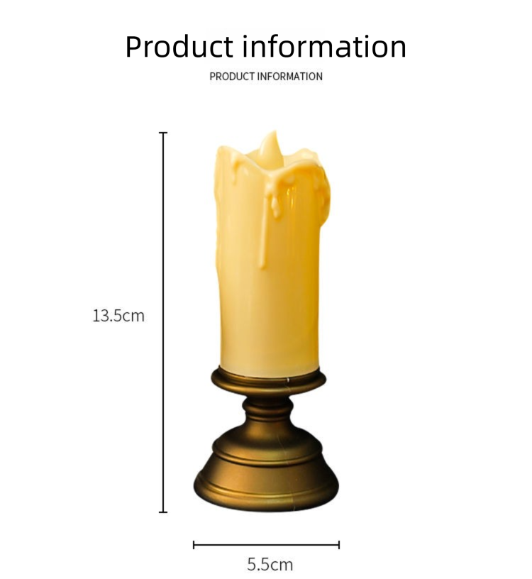 Halter Simulation Elektronische Kerze Licht Schlafzimmer Atmosphäre Ornament Geheimraum Hochzeit Szene Dekoration Prop_voghion.com