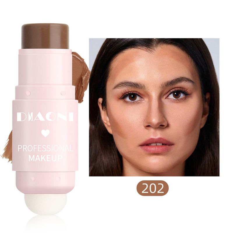 Bronzer & Highlighter Neuer Konturstift Make-up Highlighter-Stift deckt dunkle Augenringe ab Akneflecken hellen Foundation-Stift auf_voghion.com