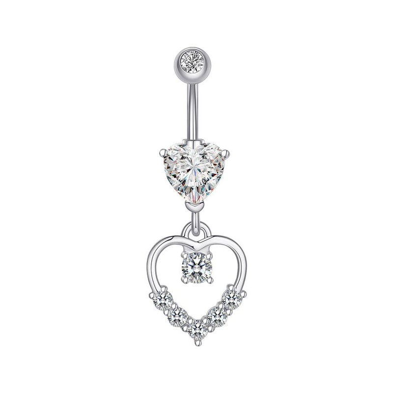 Accessori per gioielli penetranti per unghie ombelico di lusso con zirconi di lusso di design di vendita caldo per la festa_voghion.com