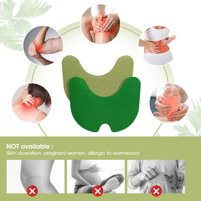 Set di esplosivo assenzio bastone per ginocchia bastone lombare bastone cervicale bastone per piedi estratto di erbe post-riscaldamento_voghion.com
