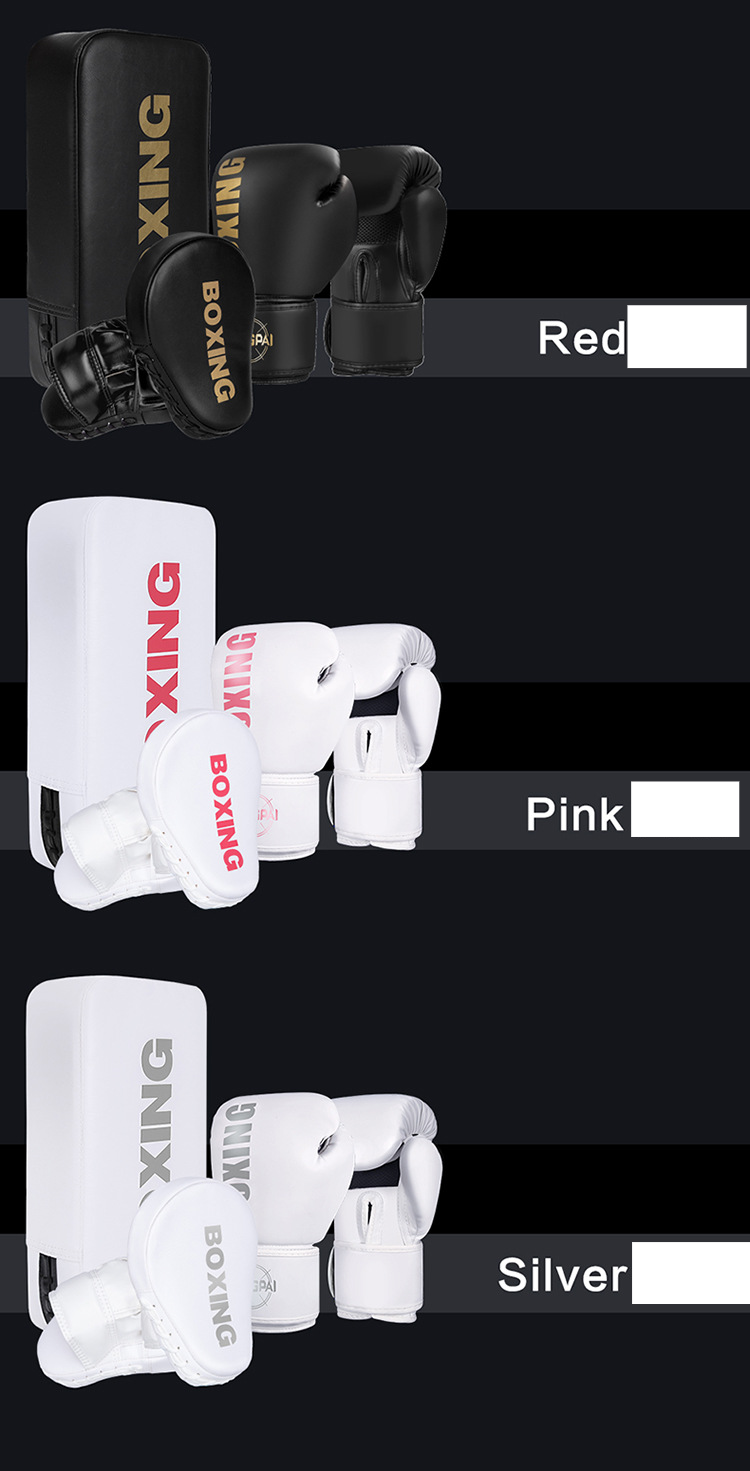 Guantes de boxeo para niños, guantes de boxeo profesionales para adultos, entrenamiento de lucha, traje para padres e hijos, equipo de objetivo para pies Sanda, objetivo para boxeador._voghion.com