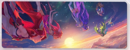 Superstor League of Legends musemåtte, computerbordsmåtte, tastaturmåtte, Jinx-spilmusemåtte_voghion.com