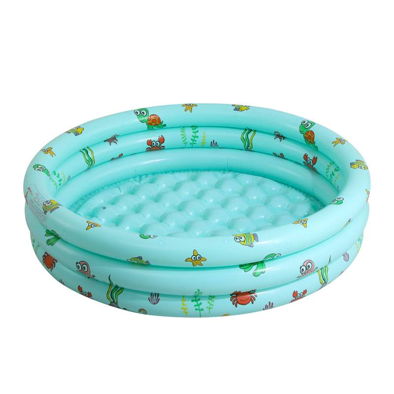 Inflatable Kids Pool Thickened Round Foldable Baby Swimming Pool For Indoor Outdoor Use Multi Functional As Ball Pit Or Water Play_voghion.com