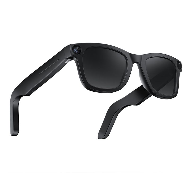 TROZUM E02 Smart Glasses With 8MP Camera, AI Voice Control, Bluetooth, Dual Lenses (Clear + UV Protection), Compatible With Android_voghion.com