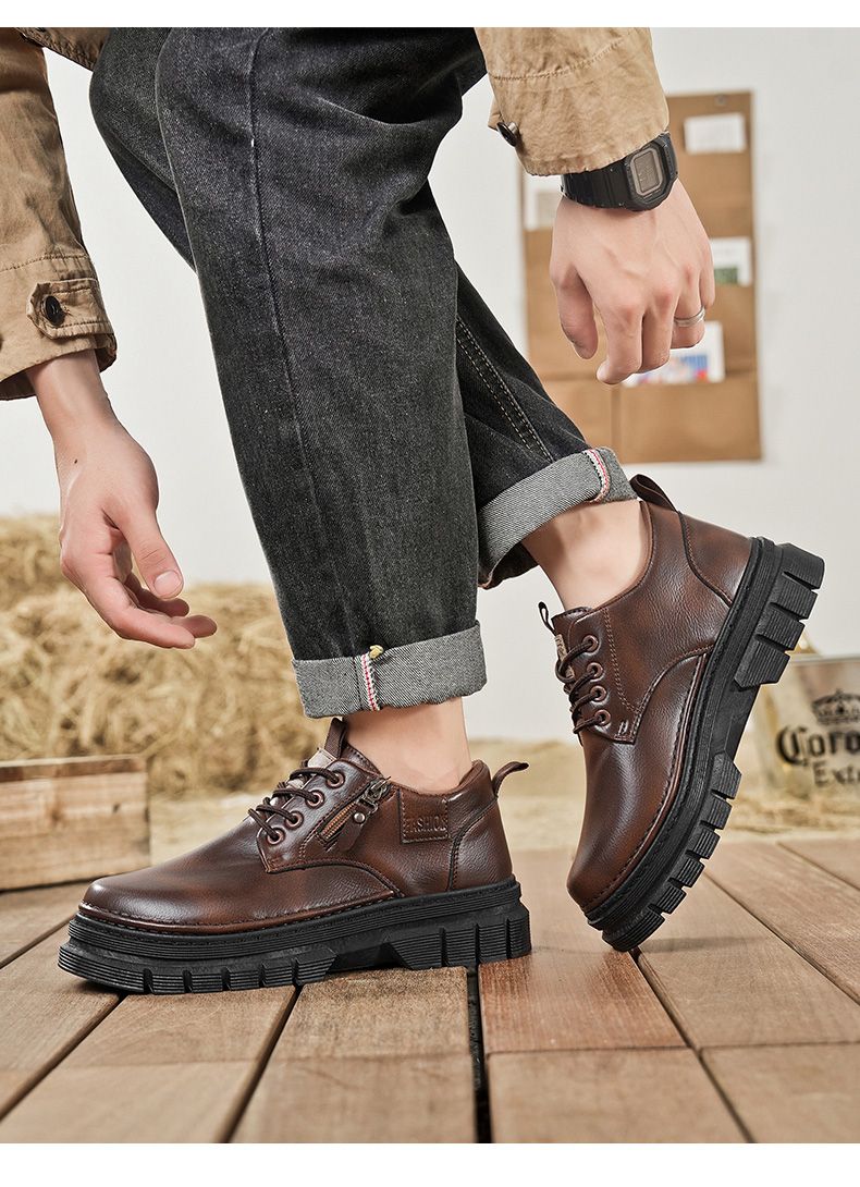 Heren casual sportschoenen, dikke zolen sneakers, nieuwe stijl sportschoenen, modieuze en veelzijdige trendy schoenen48_voghion.com