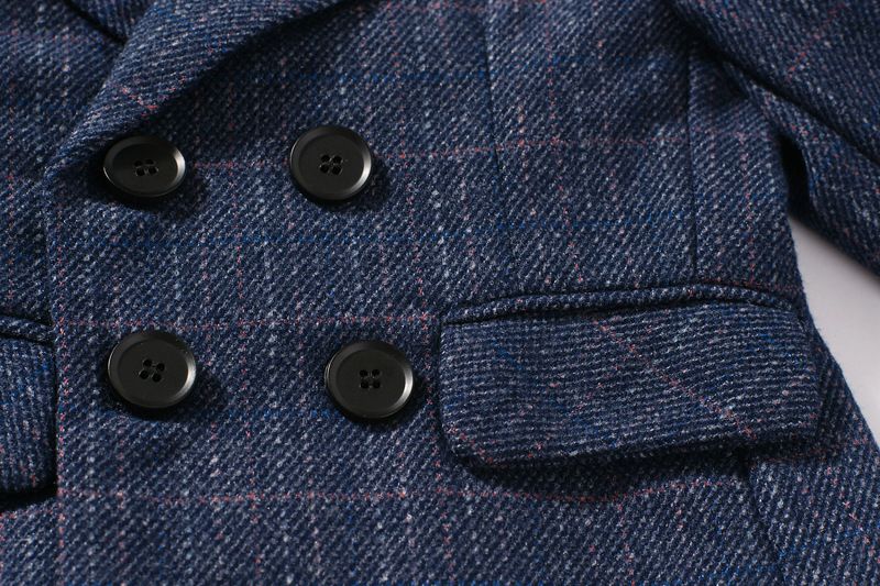 Traje pequeño para niños, traje de tres piezas para niños con flores de primavera y otoño, estilo británico_voghion.com