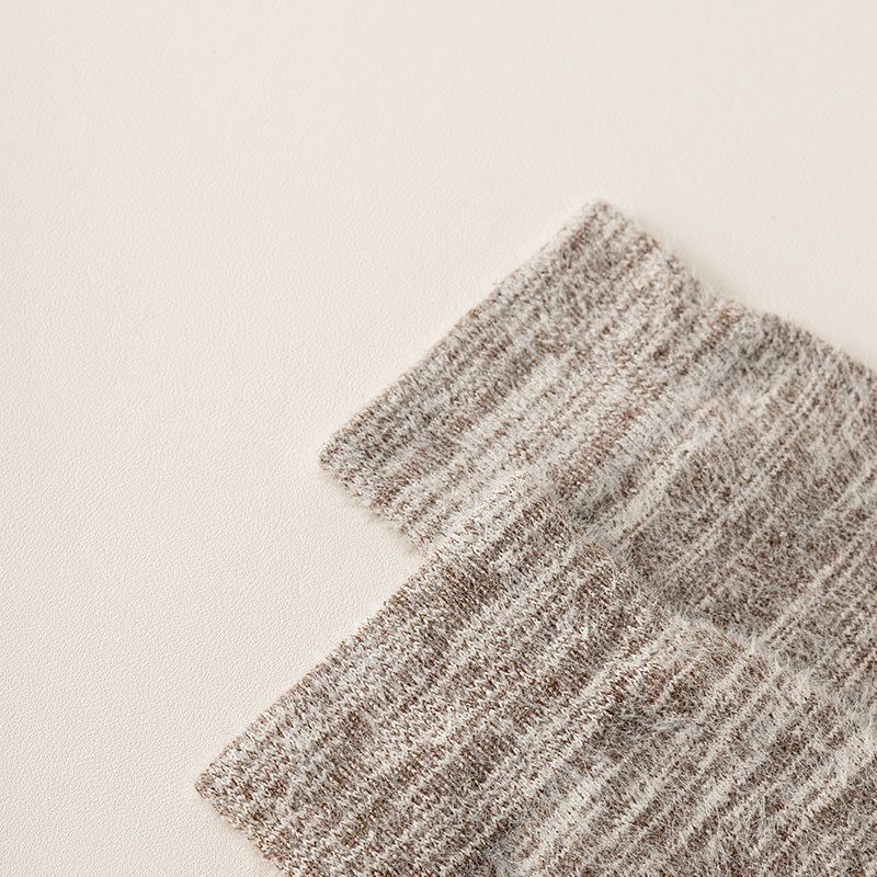 Neue Winter-Knieschoner aus Wolle für Damen und Herren, dicke Wollsocken im Retro-Stil, gestrickte warme Knieschoner, grenzüberschreitende Lieferung_voghion.com