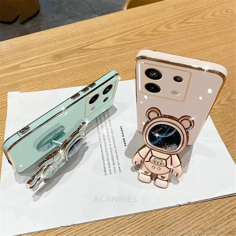 Note13 Glitter Quicksand Holder Plating Case On For Xiaomi Redmi Note 13 Pro 4g 5g 13pro 12pro Plus 11s 10s Silicone_voghion.com