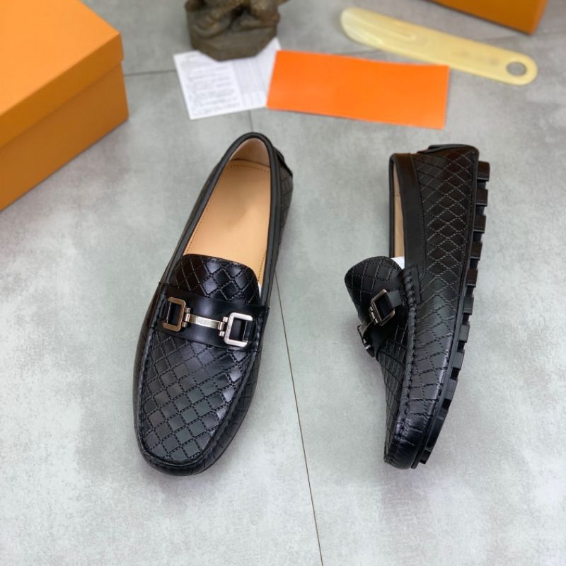 New Lazy Men's Genuine Leather Summer British Style Slip-On Loafers Cowhide Casual Driving Shoes_voghion.com