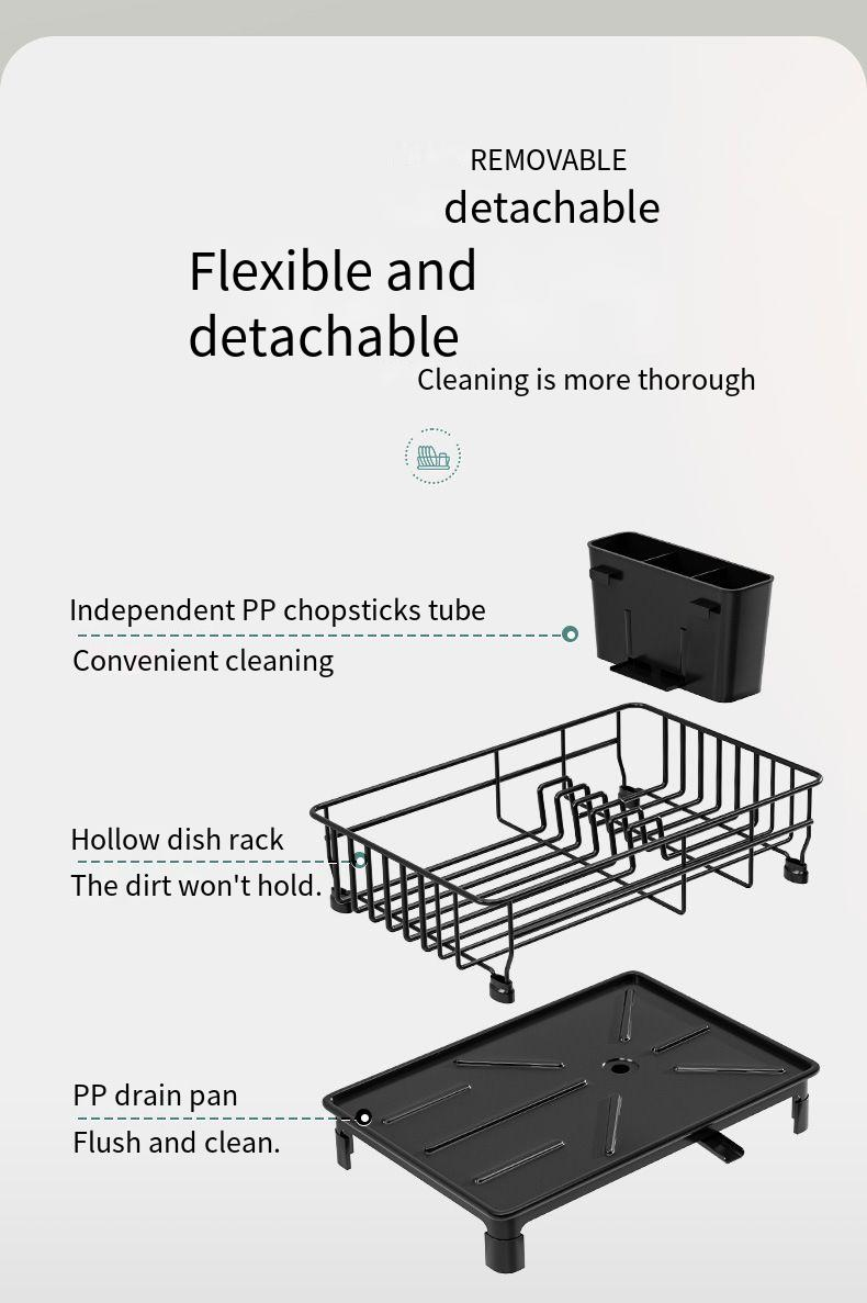 Contenitori per piatti e ciotole da cucina, scolapiatti multifunzionale da banco, ciotole interne per armadietti e organizer per bacchette,_voghion.com