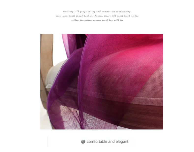 Sciarpa in lana di seta con nuova sfumatura Hangzhou, moda versatile collo caldo Sciarpa in seta di gelso da donna primaverile e autunnale_voghion.com