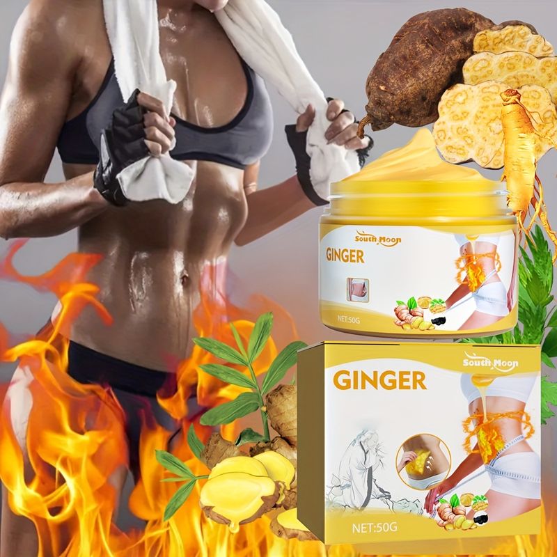 Crema reafirmante con cafeína y vitamina E - Crema caliente para resultados de ejercicio, ideal para vientres prominentes, tono beige claro_voghion.com